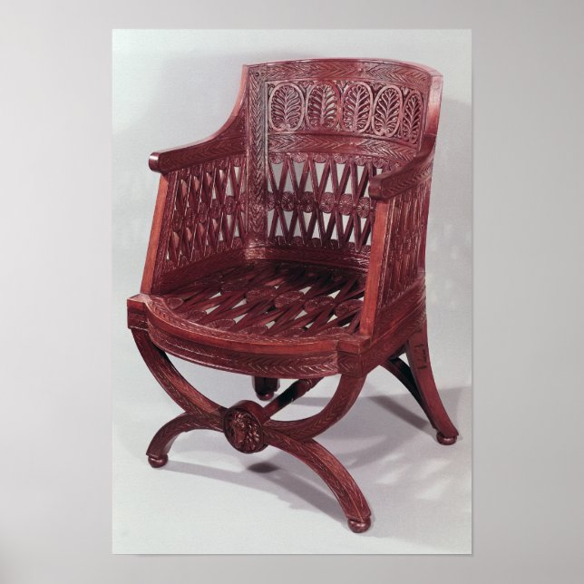 Sessel im Stil Louis XVI Poster (Vorne)
