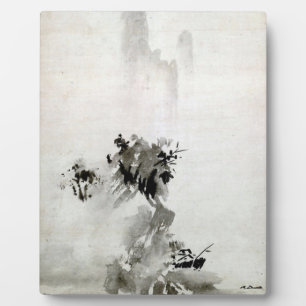 Sesshu Toyo Haboku - Landschaft Sansui Fotoplatte