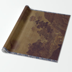 Sesshu Toyo Landschaft von vier Jahreszeiten - Geschenkpapier