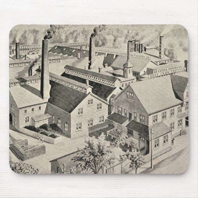 Sessions Gießerei Co Mousepad (Vorne)