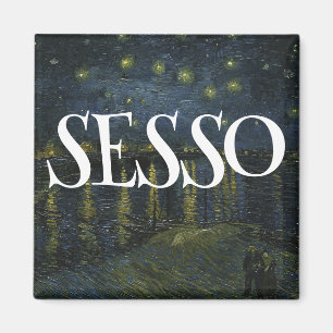 SESSO SEXO KÜHLSCHRANK MAGNET
