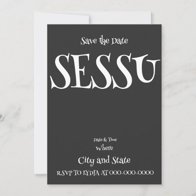 SESSU EINLADUNG (Vorderseite)