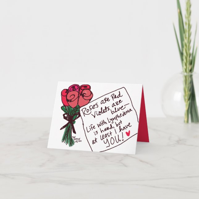 "S'est levé sont rouges…" Carte (Devant)