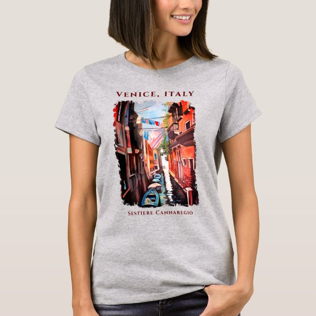 Sestiere Cannaregio | T - Shirt Venedig, Italien (Vorderseite)