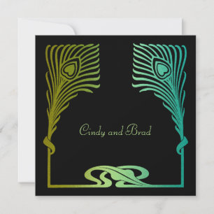 Set 1104 zum Einladung des Pfauenplatzes