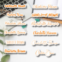 Set 12 | Transparenter, kundenspezifischer, stylis