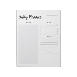 Set 1 Tagesplaner Notepad Notizblock