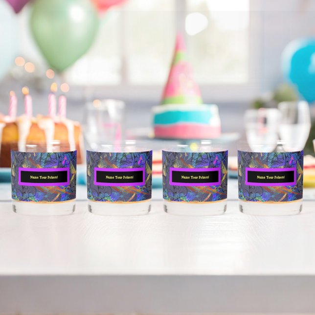 Set 4 Name Dein Gift Whiskyglas (Insitu (Geburtstag))