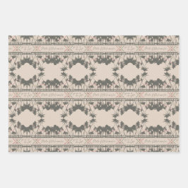 Set A, Weihnachtswrapping Paper im hawaiianischen  Geschenkpapier Set