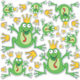 Set-Aufkleber für Prinz Frog Aufkleber