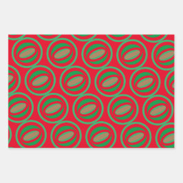 Set aus 3 Überziehpapier Geschenkpapier Set