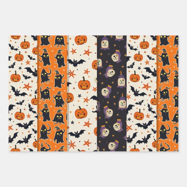 Set aus 3 Überziehpapier Geschenkpapier Set (Vorderseite)