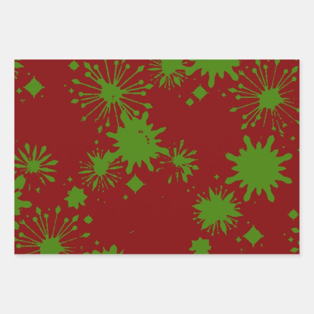 Set aus 3 Überziehpapier Geschenkpapier Set (Vorderseite)