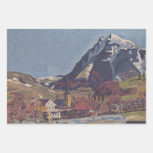 Set aus 3 Überziehpapier Geschenkpapier Set