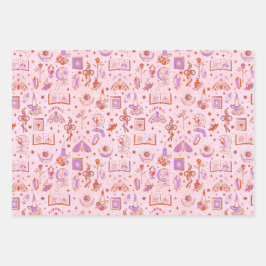 Set aus 3 Überziehpapier Geschenkpapier Set