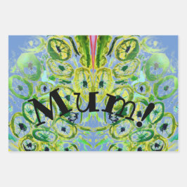 Set aus 3 Überziehpapier Geschenkpapier Set