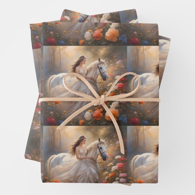 Set aus 3 Überziehpapier Geschenkpapier Set (Beispiel)