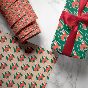 Set aus 3 Überziehpapier Geschenkpapier Set