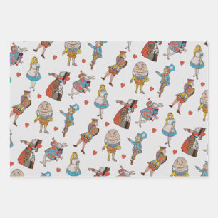 Set aus 3 Überziehpapier Geschenkpapier Set