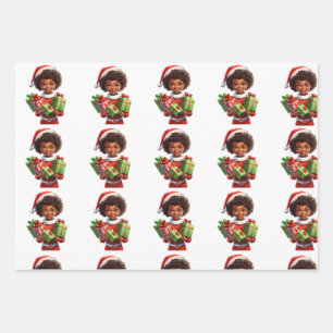 Set aus 3 Überziehpapier Geschenkpapier Set