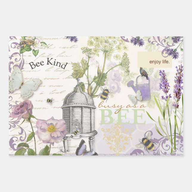 Set aus 3 Überziehpapier Geschenkpapier Set (Vorderseite)