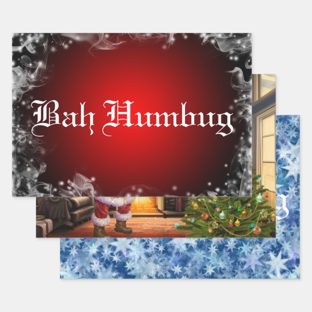 Set aus 3 Überziehpapier Geschenkpapier Set (Set)