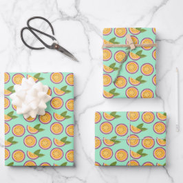 Set aus 3 Überziehpapier Geschenkpapier Set