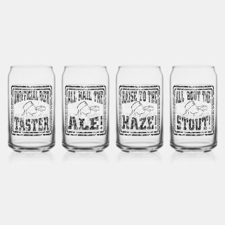 Set AUS BIERGLAS Dosenglas