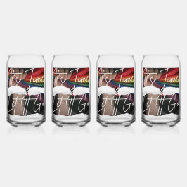 Set aus Trinkbehälter Dosenglas