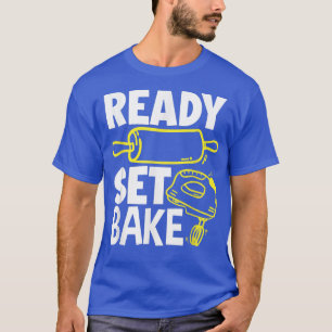 Set backen Funny Baker Backwaren Lover T-Shirt