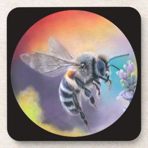 Set de dessous de verre abeille