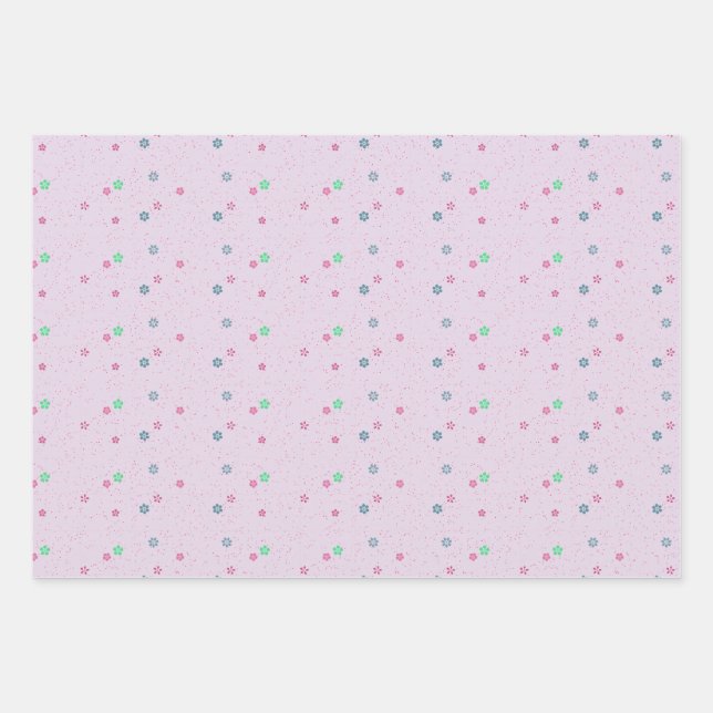 Set de hojas de papel de regalo festivas geschenkpapier set (Vorderseite)
