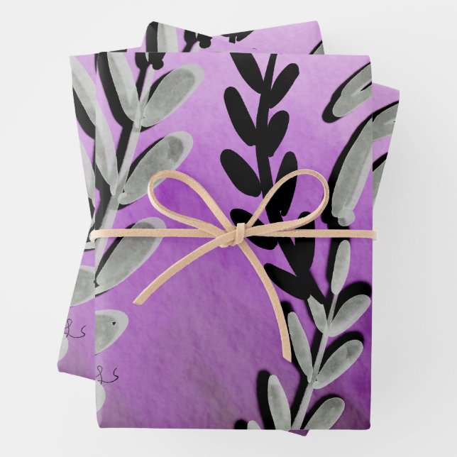 Set de hojas de papel de regalo geschenkpapier set (Beispiel)