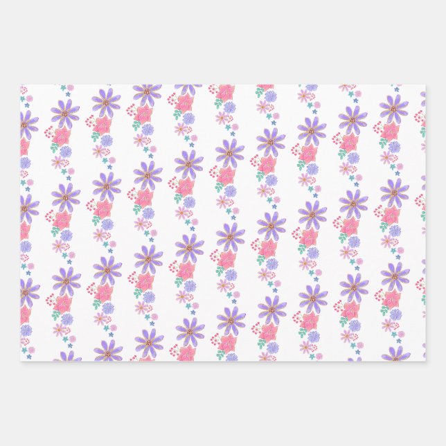 Set de hojas papel regal Primera Comunión CECILIA Geschenkpapier Set (Vorderseite)