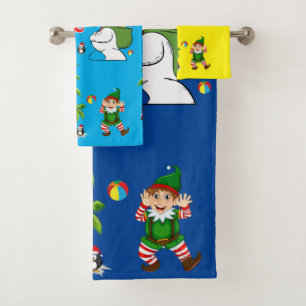 Set de serviettes de bain de Noël, Summer Beach Bu