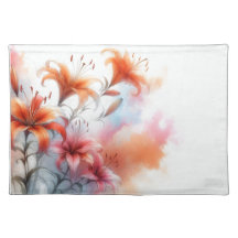 Aquarelle Dreamy Tiger Lily