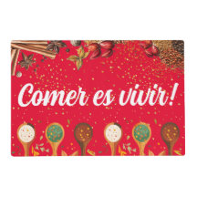 Tapis de table « Comer es Vivir »