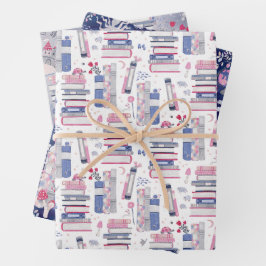 Set der Bücher: Märchenhaus Geschenkpapier Set