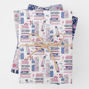 Set der Bücher: Märchenhaus Geschenkpapier Set