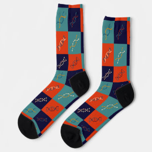 Set der DNA-Stammbiologie Socken