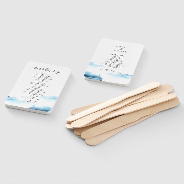 Set der Fans für moderne Hochzeiten. Fächer (Non-assembled)