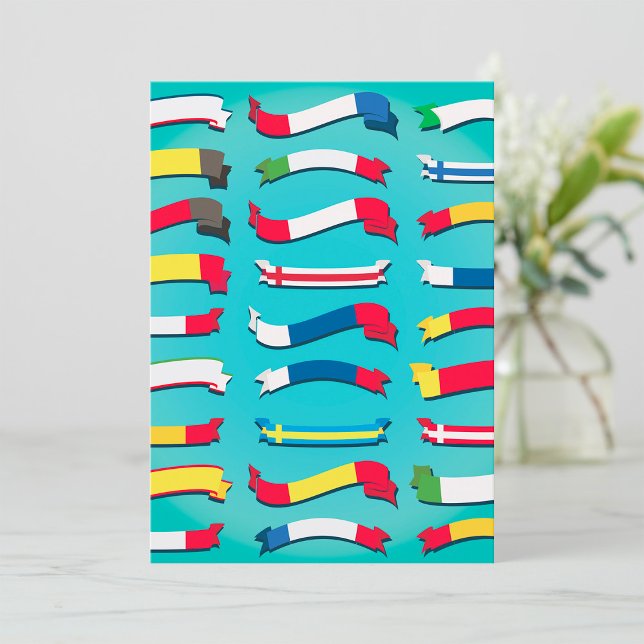 Set der Flaggeneinladungen Einladung (Von Creator hochgeladen)