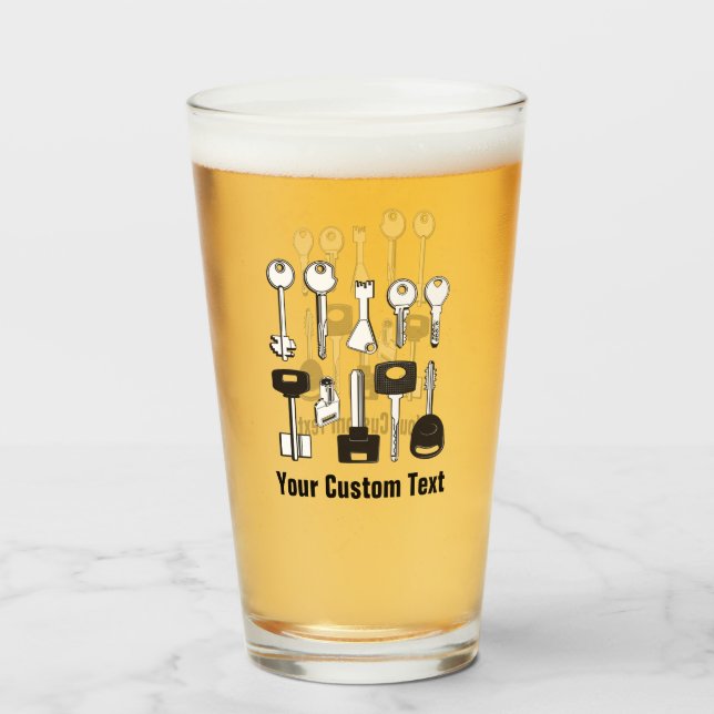 Set der Schlüssel Glas (Vorne (Gefüllt))