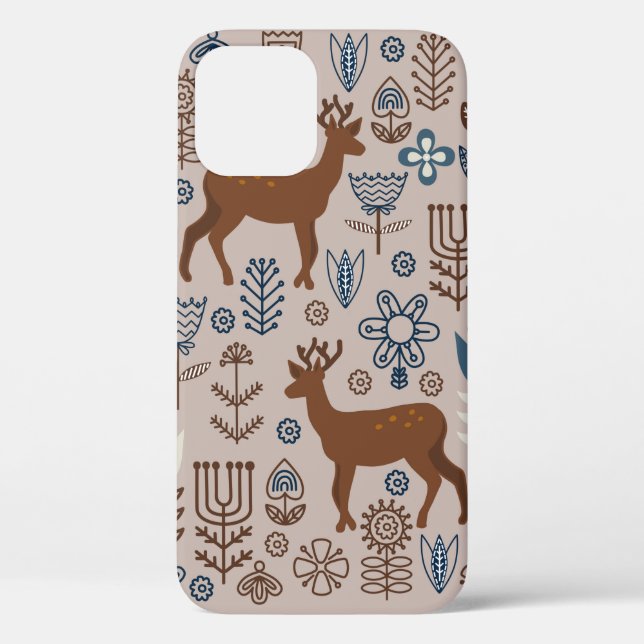 Set der skandinavischen Blume,  Case-Mate iPhone Hülle (Rückseite)