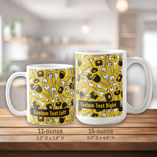 Set der Tastenhintergründe Kaffeetasse