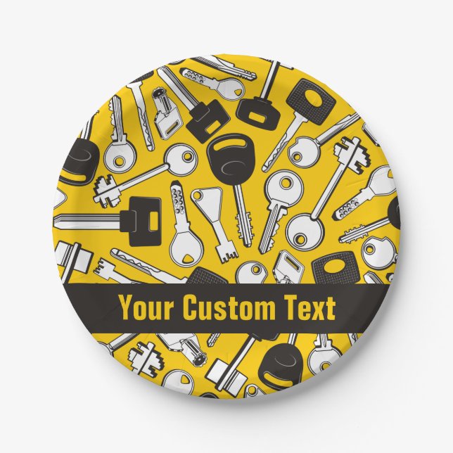 Set der Tastenhintergründe Pappteller (Vorderseite)