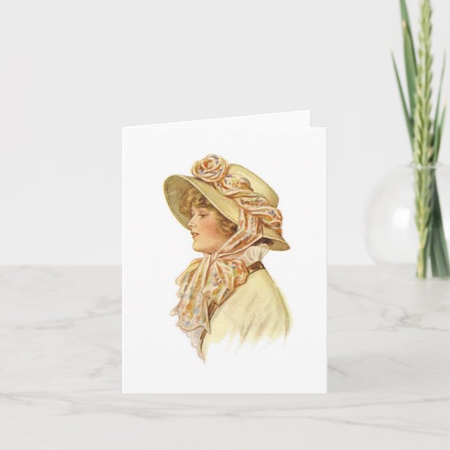 Set der Vintagen Millinery Notecards [3B] Karte (Vorderseite)