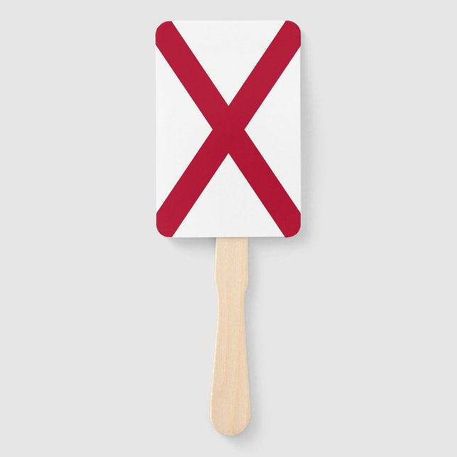 Set des Handfans mit der Flagge von Alabama, USA Fächer (Vorderseite)