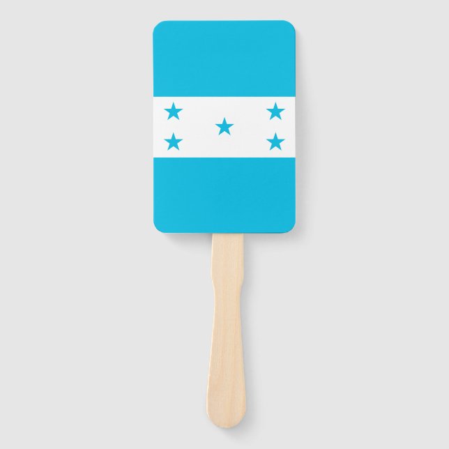 Set des Handfans mit der Flagge von Honduras Fächer (Vorderseite)