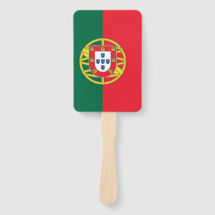 Set des Handfans mit portugiesischer Flagge Fächer